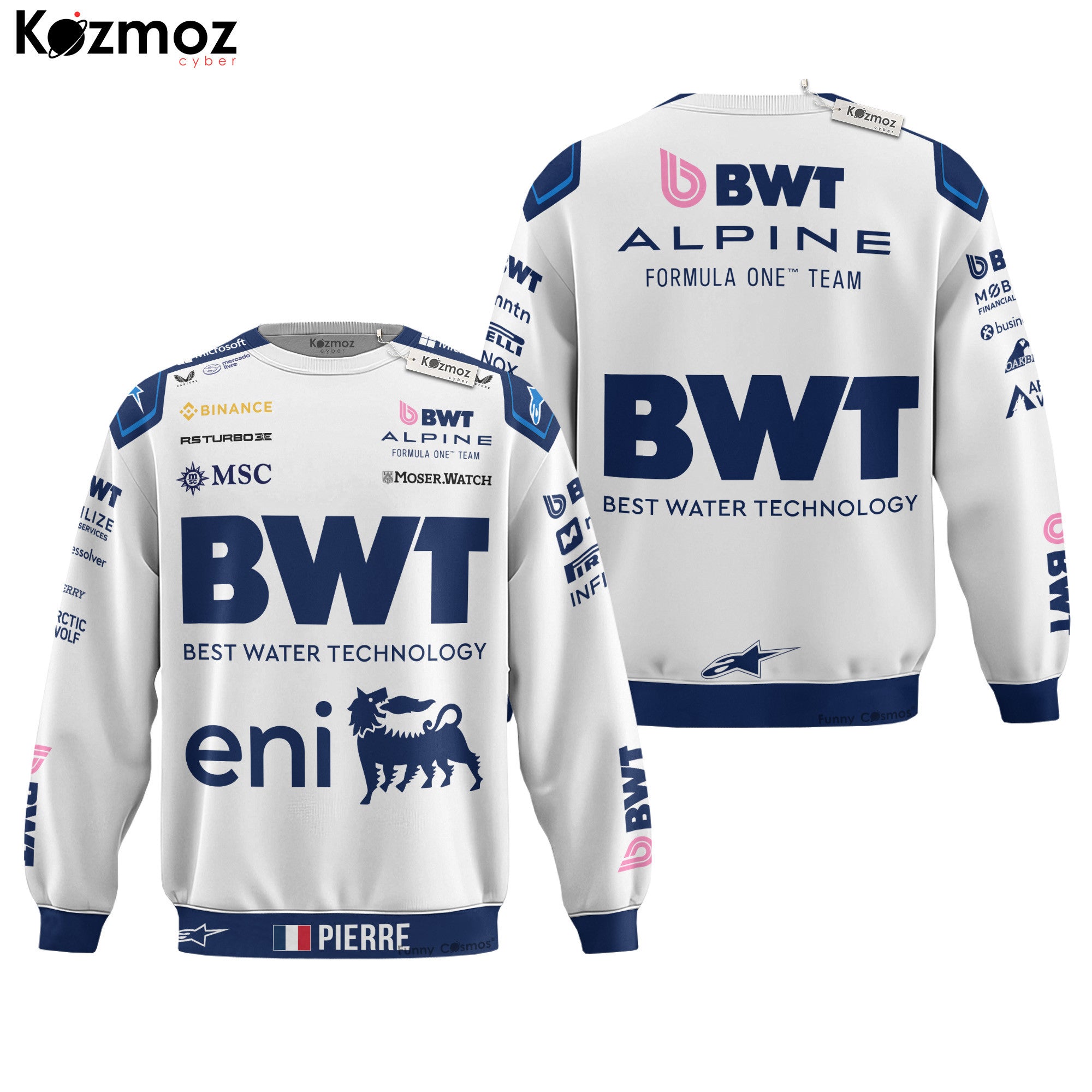 Pierre Gasly Racing Suit Alpine 70th Anniversary Collection – BWT Alpine  Team