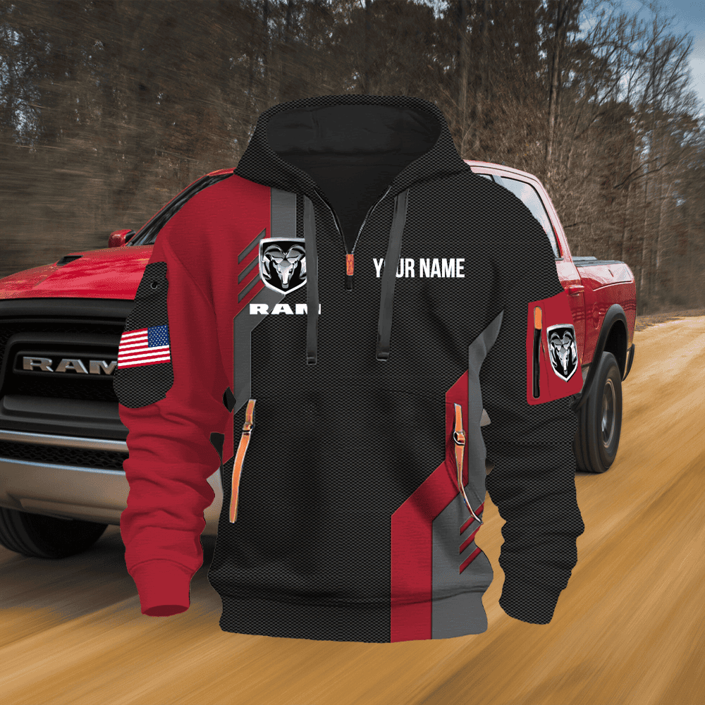 Ram Custom Quarter Zipper Hoodie