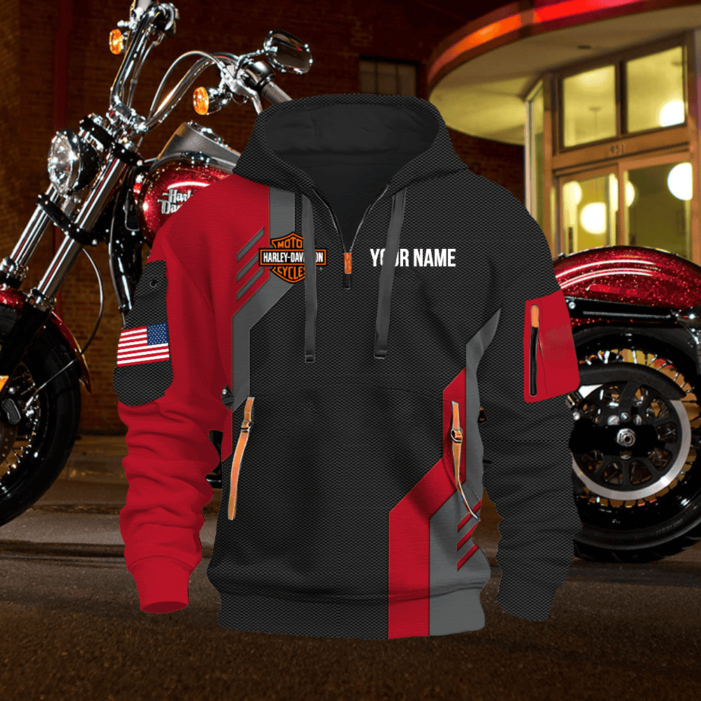 HD 1 Custom Quarter Zipper Hoodie