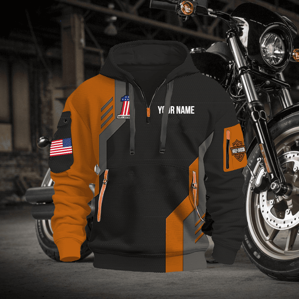 HD 2 Custom Quarter Zipper Hoodie