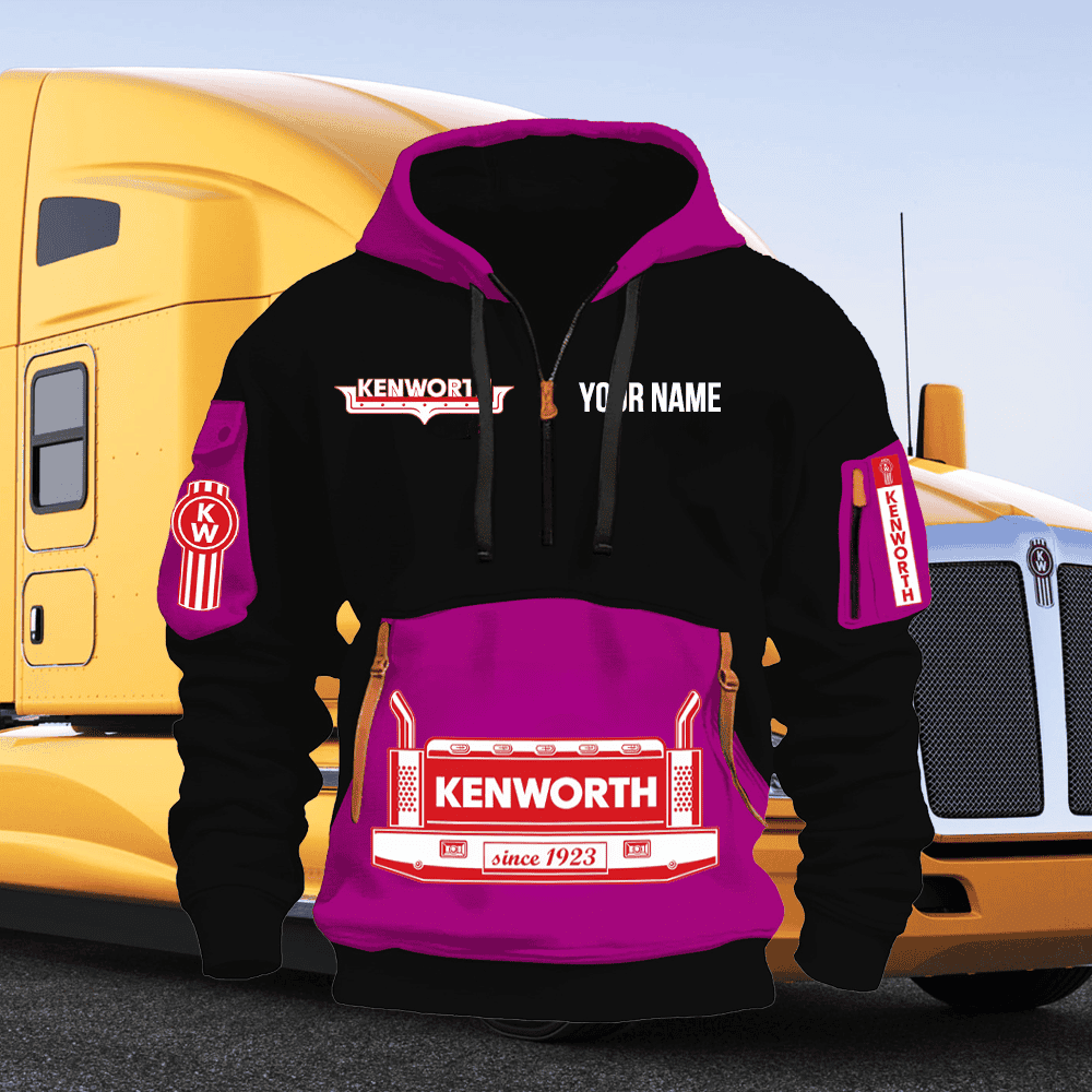 KW Custom Name Quarter Zipper Hoodie