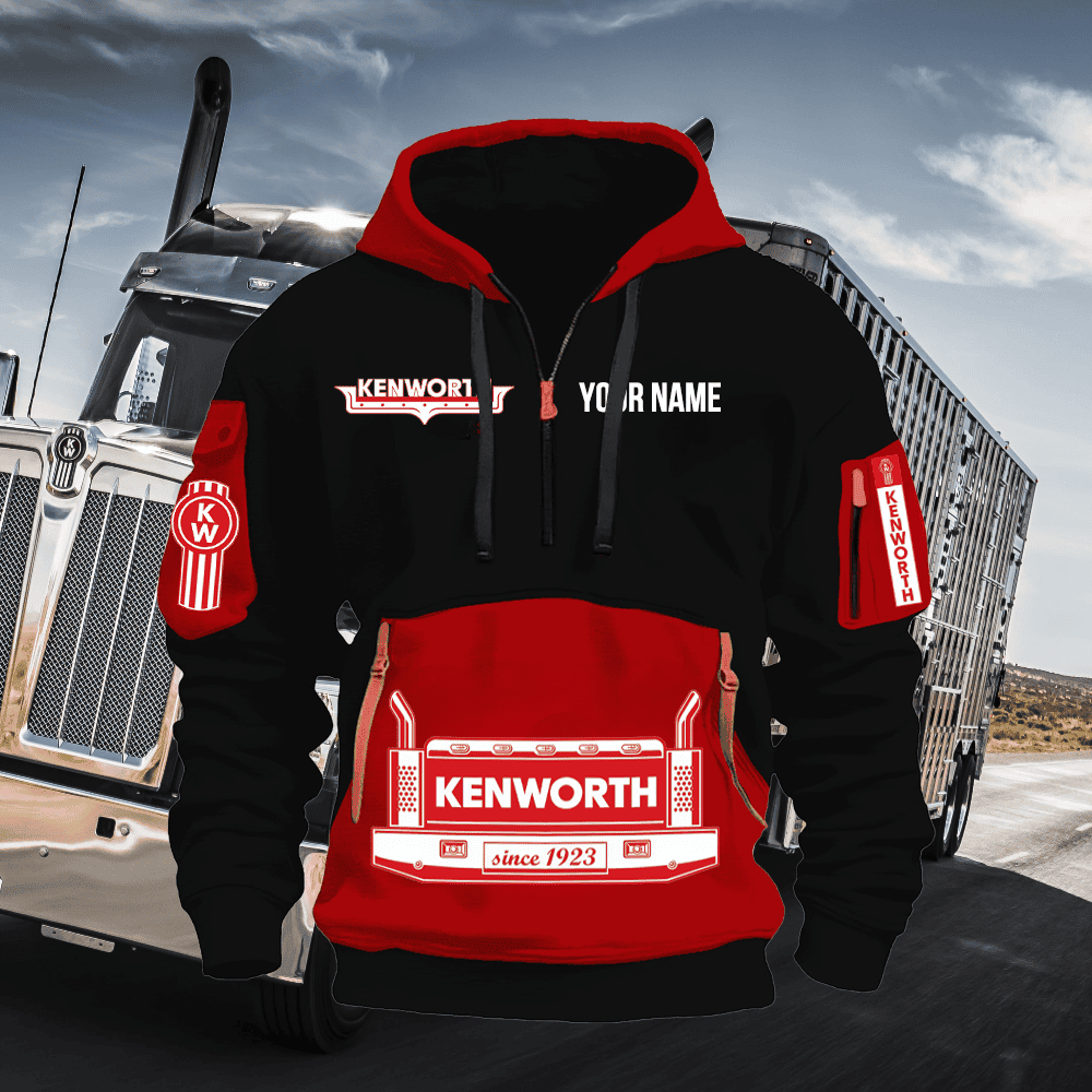 KW Custom Name Quarter Zipper Hoodie