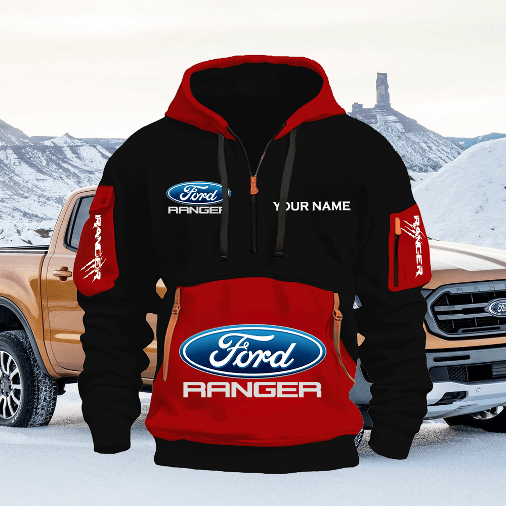 FD RG Custom Name Quarter Zipper Hoodie