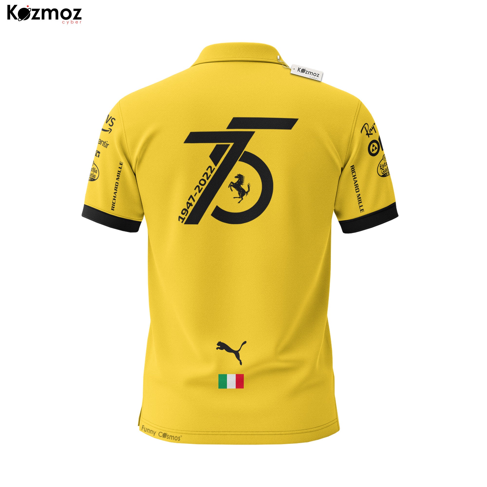 Carlos Sainz Jr Racing Costume 2022 SF 75th Anniversary Collection - SF Racing Team -