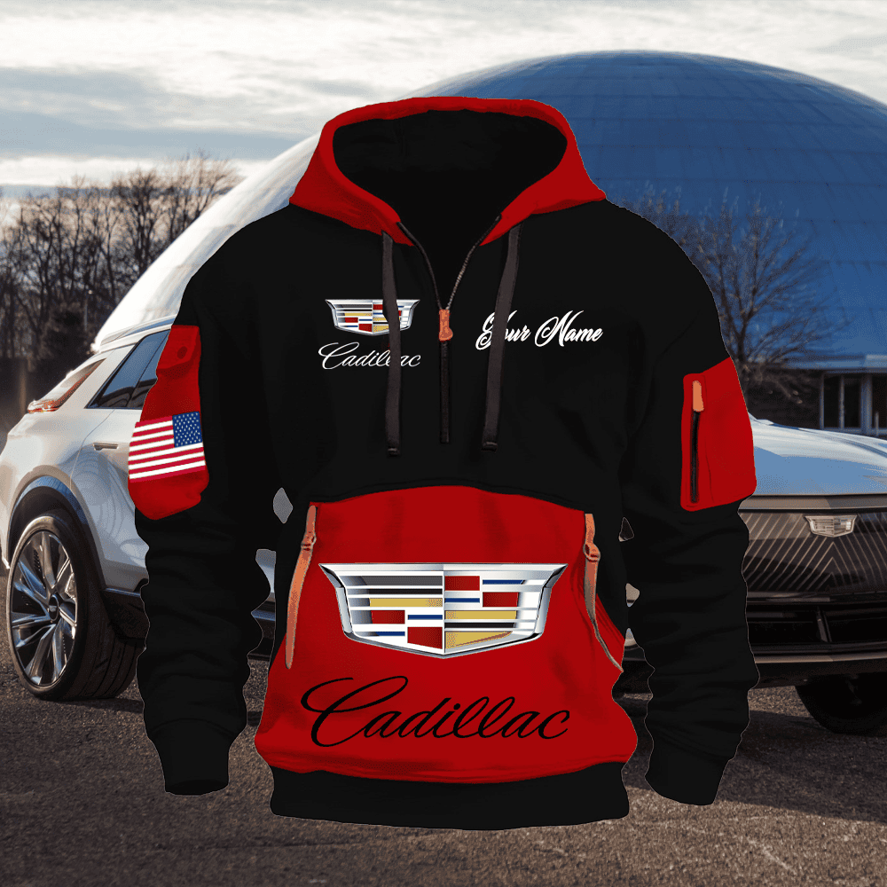 CD Custom Name Quarter Zipper Hoodie