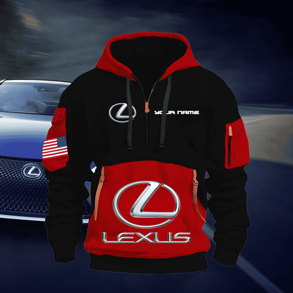 LX Custom Name Quarter Zipper Hoodie