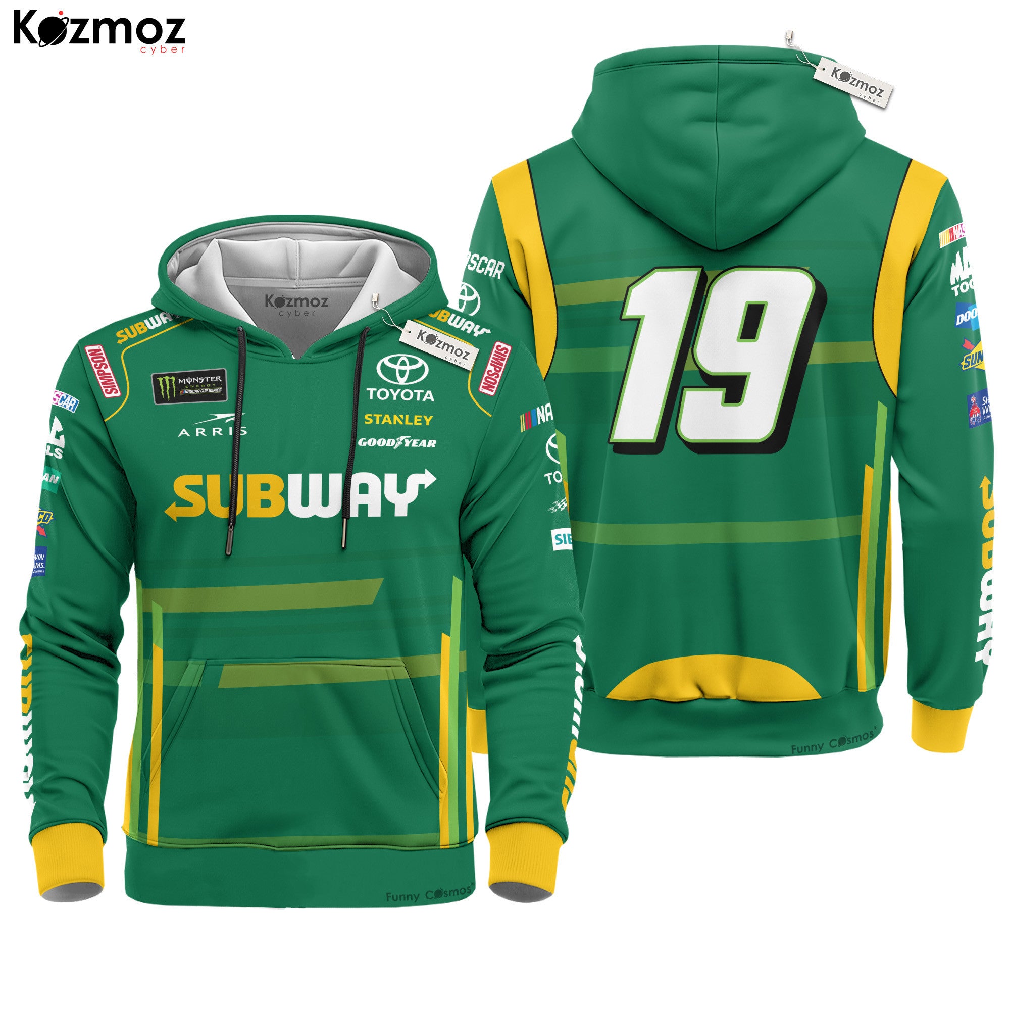 Daniel Suarez Racing Costume Subway #19 2017 Collection - ARC NASCAR Team