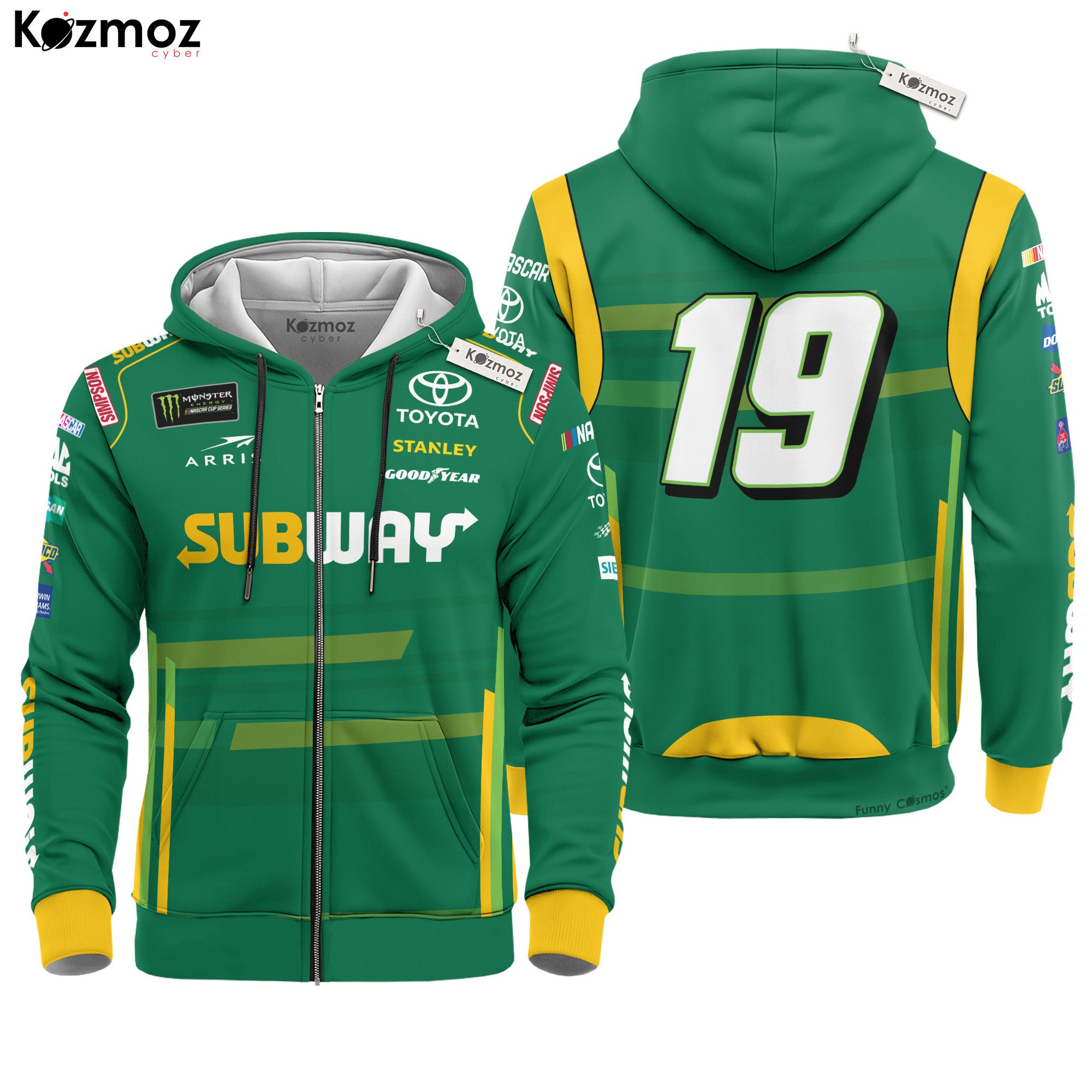 Daniel Suarez Racing Costume Subway #19 2017 Collection - ARC NASCAR Team