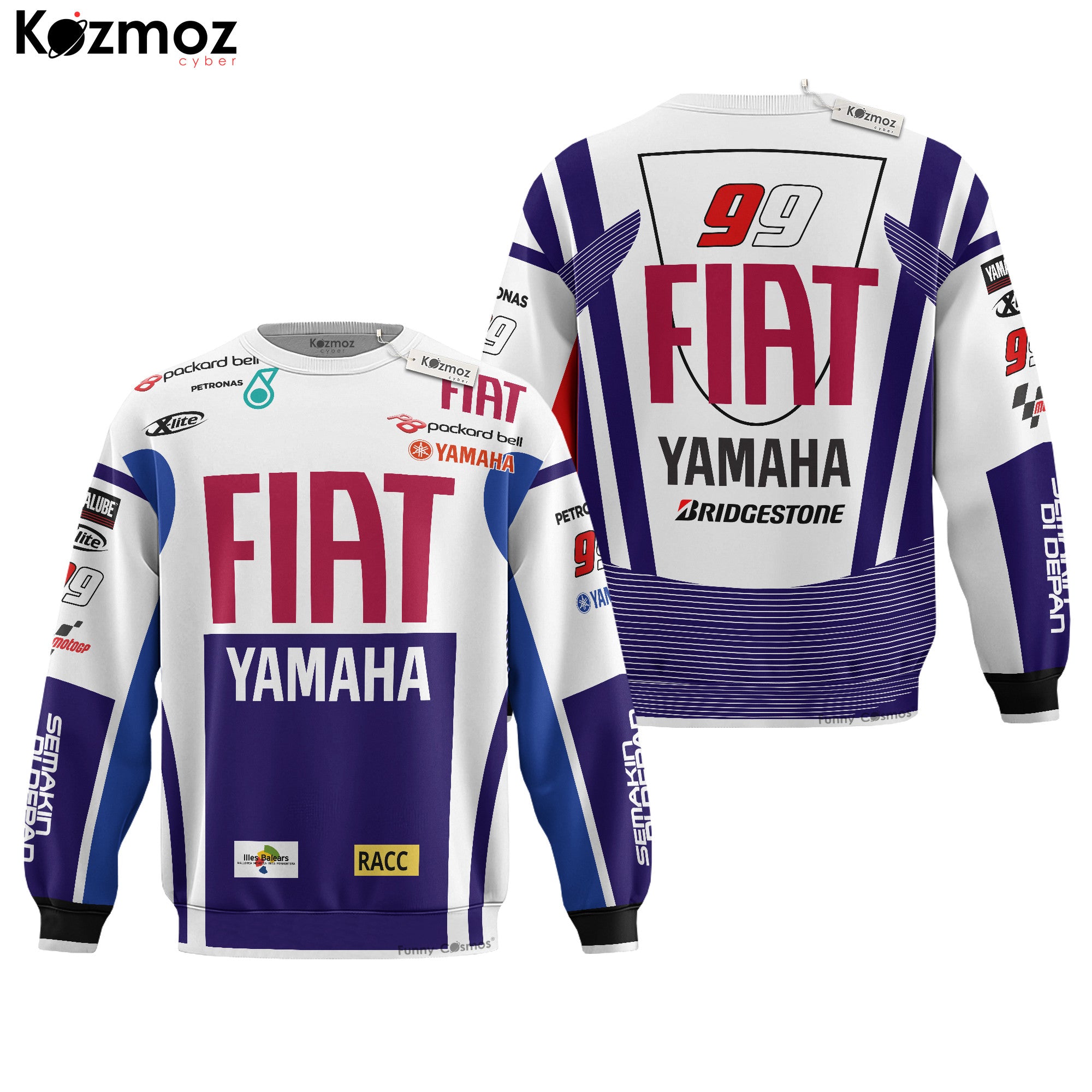 Jorge Lorenzo Racing Costume Fiat 2010 Collection – Yamaha MotoGP Racing Team