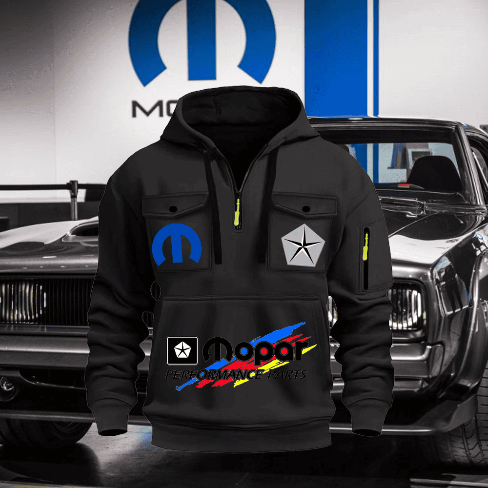 MP Custom Print Quarter Zip Unisex Hoodie