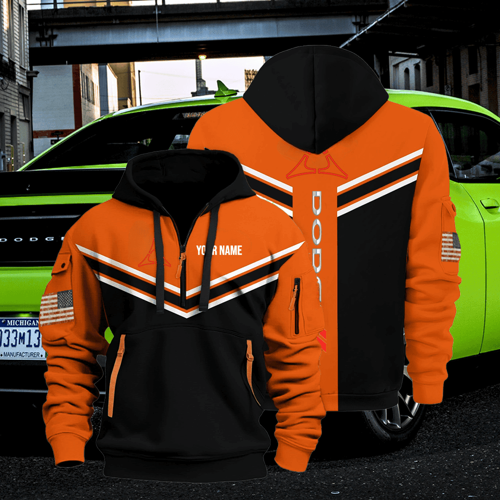 DG custom name quarter zipper jacket