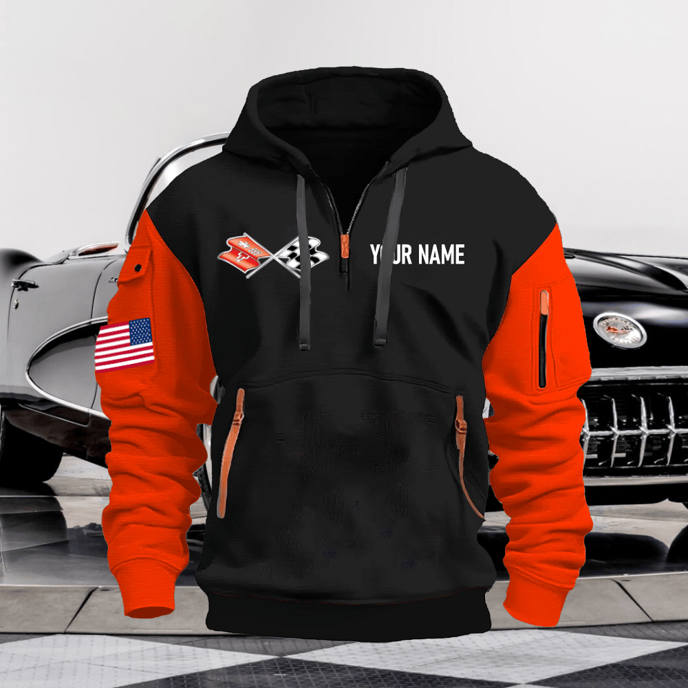CV3 Custom Name Quarter Zipper Hoodie