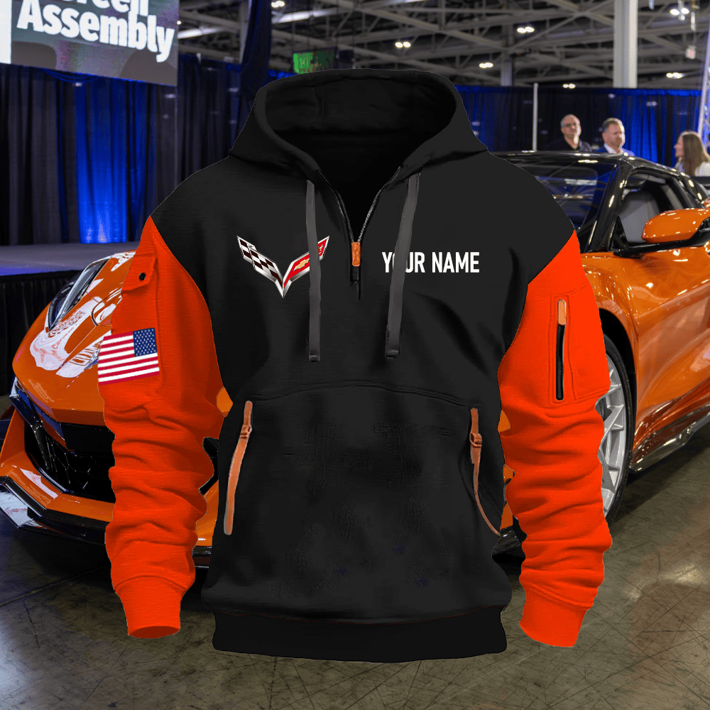 CV7 Custom Name Quarter Zipper Hoodie