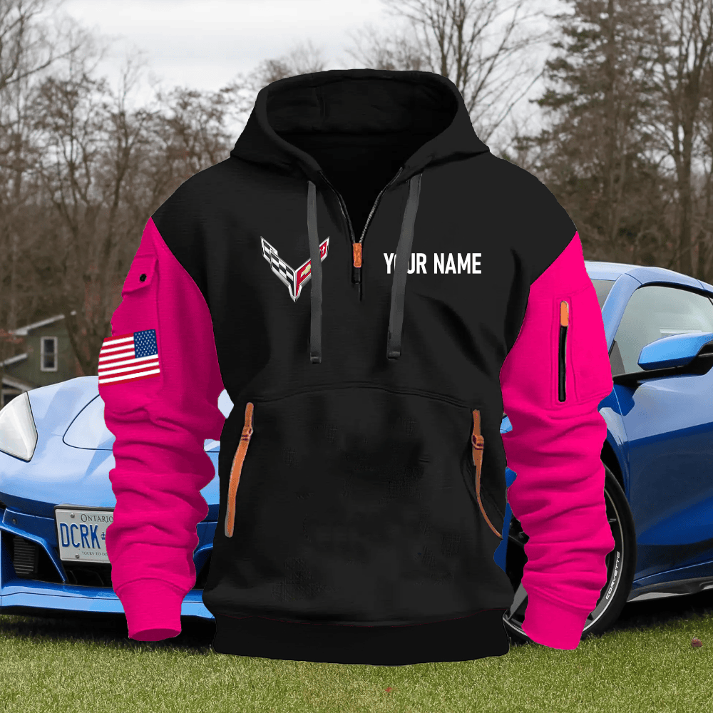 CV8 Custom Name Quarter Zipper Hoodie