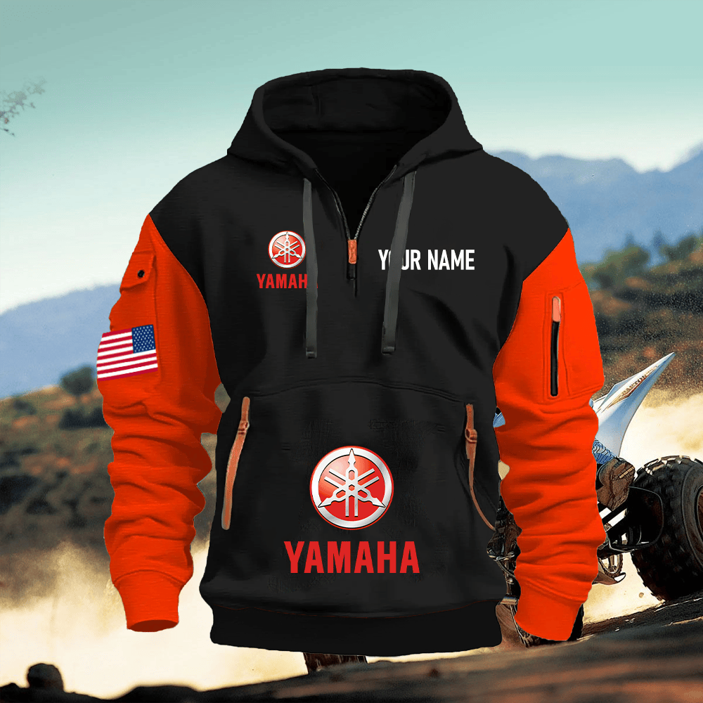YA Custom Name Quarter Zipper Hoodie