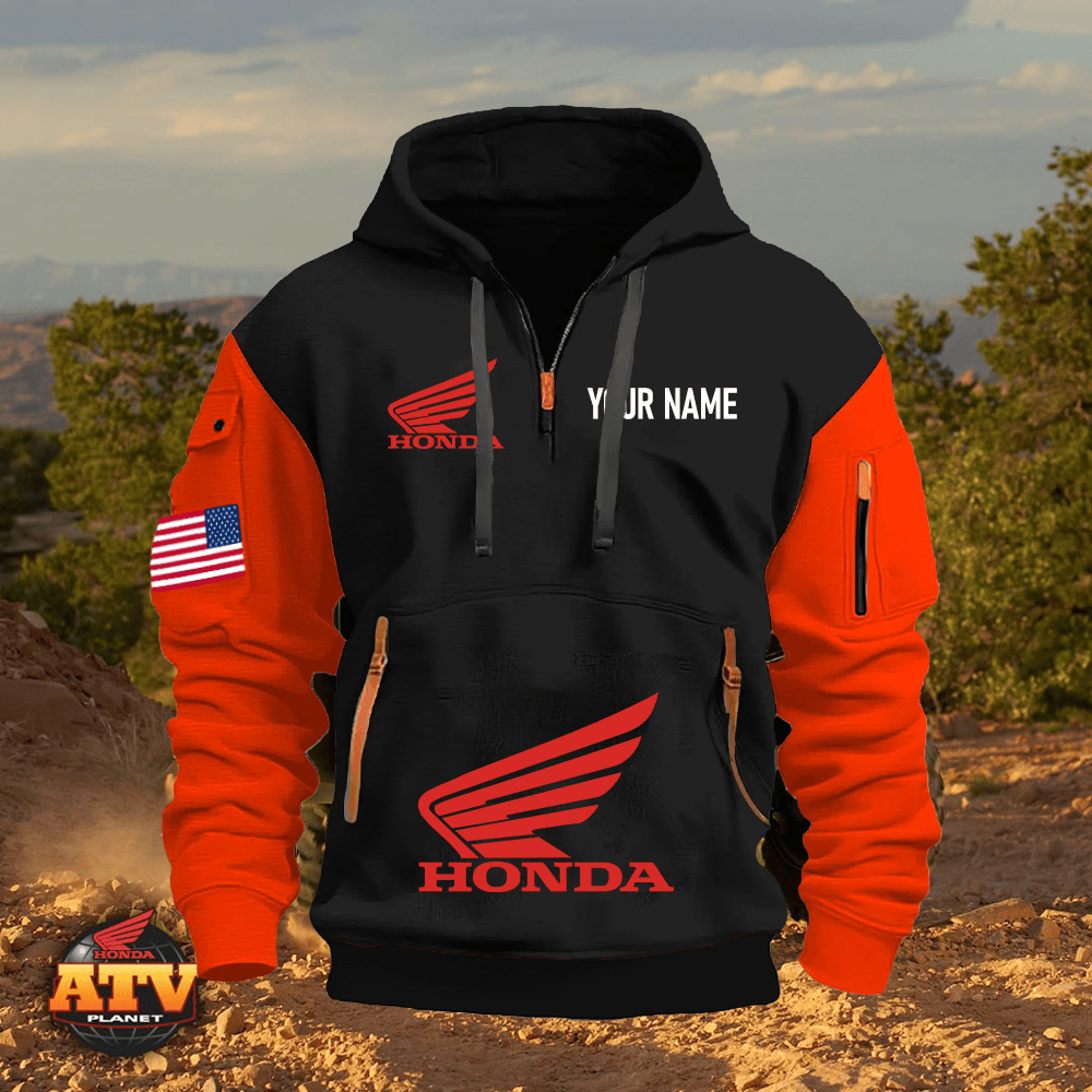 HO Custom Name Quarter Zipper Hoodie