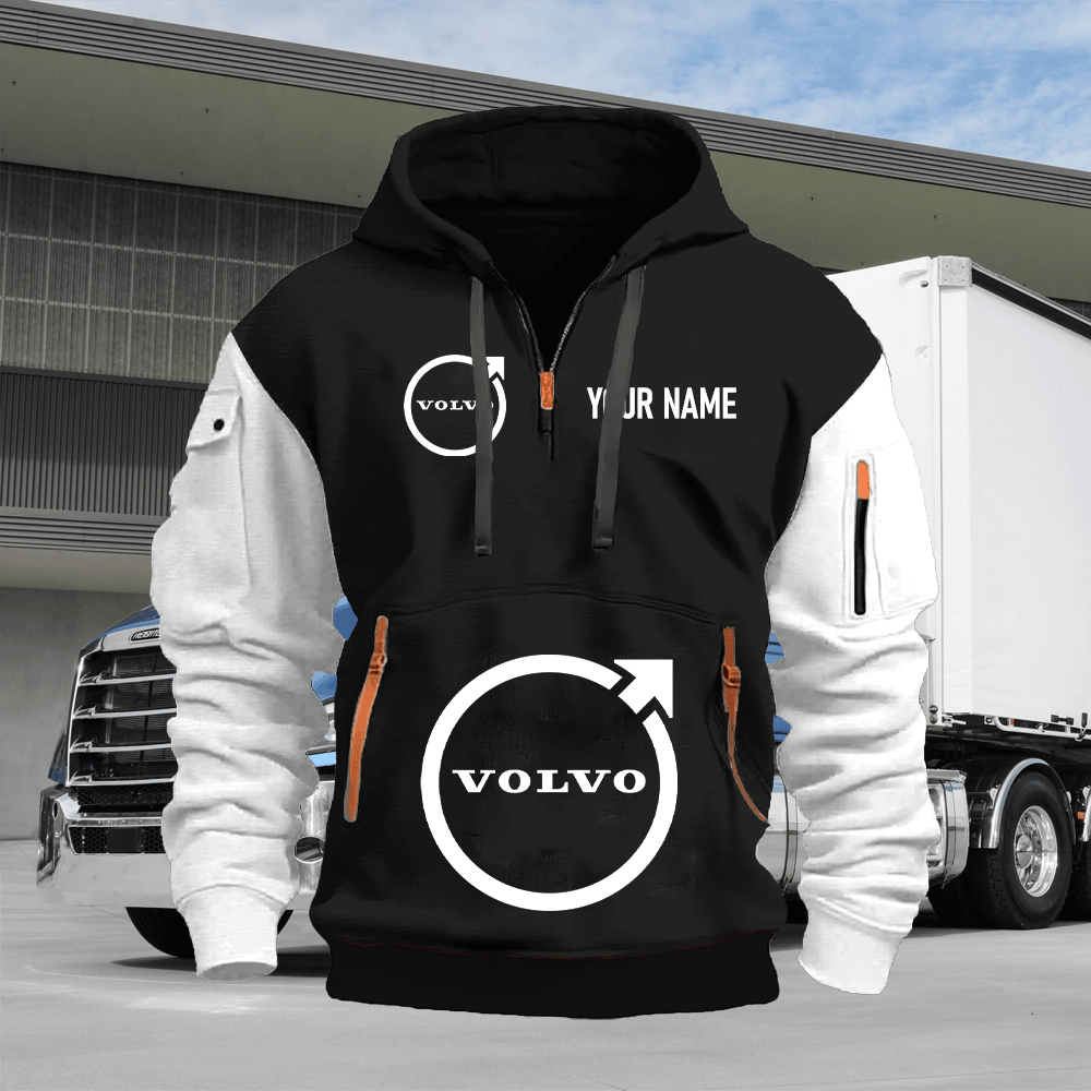 VV Custom Name Quarter Zipper Hoodie