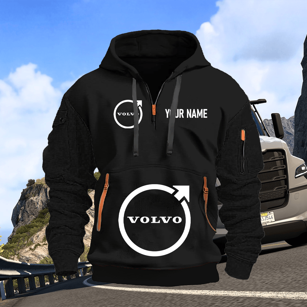 VV Custom Name Quarter Zipper Hoodie