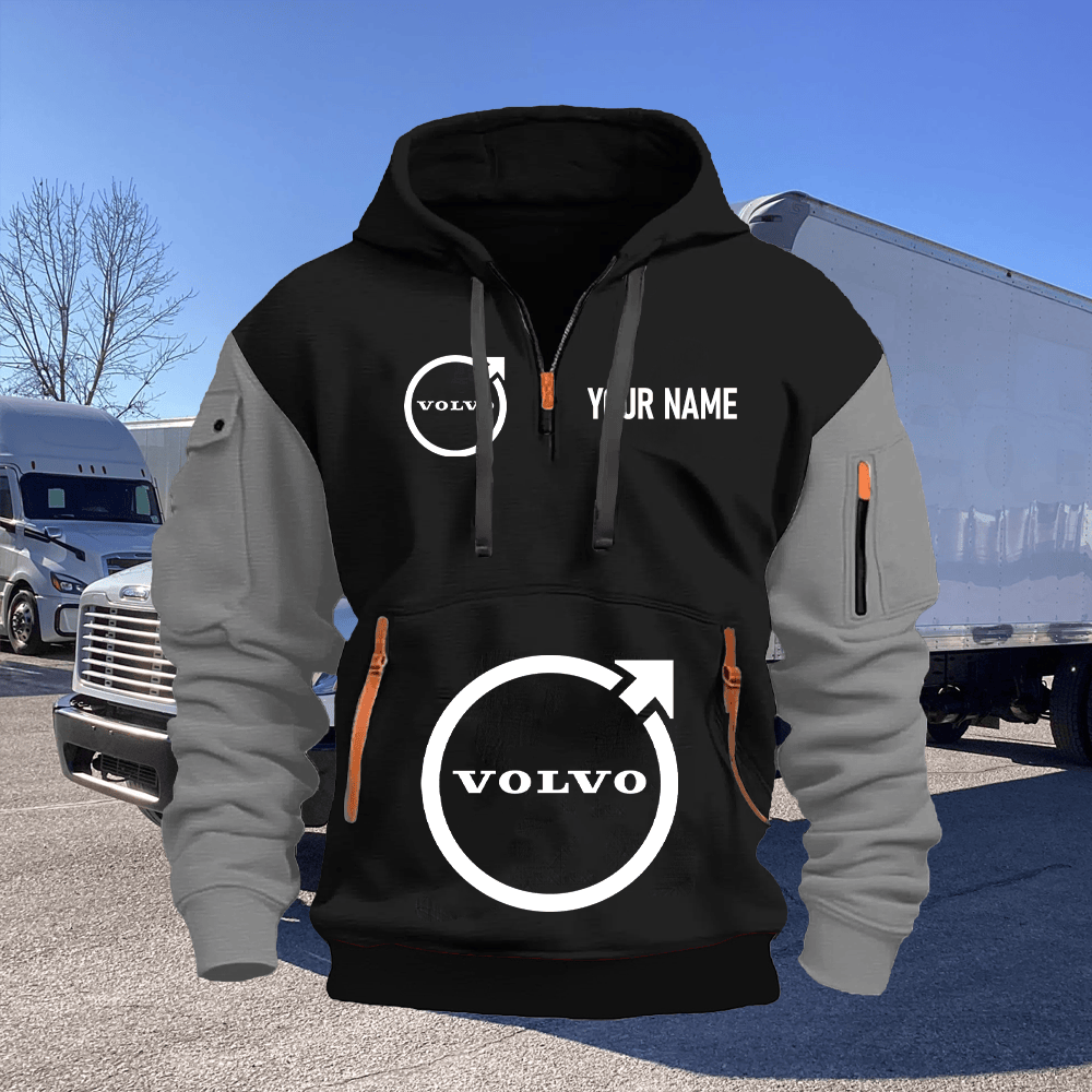 VV Custom Name Quarter Zipper Hoodie
