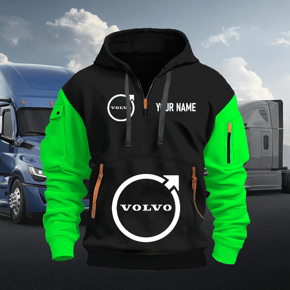 VV Custom Name Quarter Zipper Hoodie