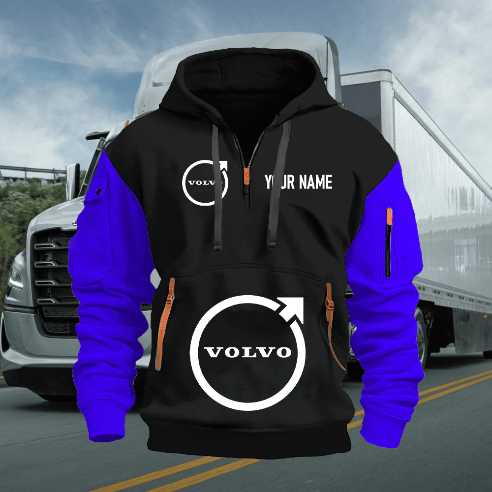 VV Custom Name Quarter Zipper Hoodie