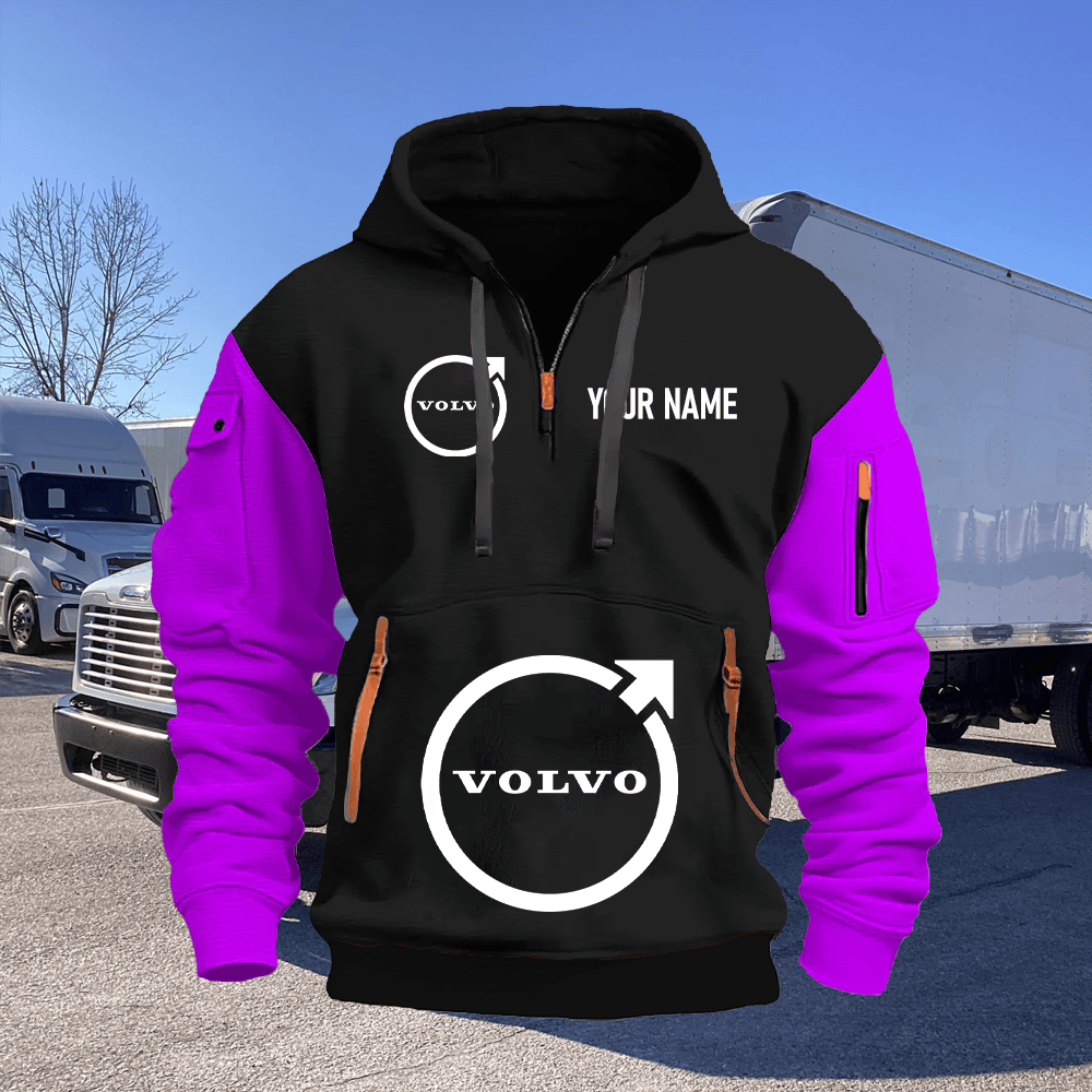 VV Custom Name Quarter Zipper Hoodie