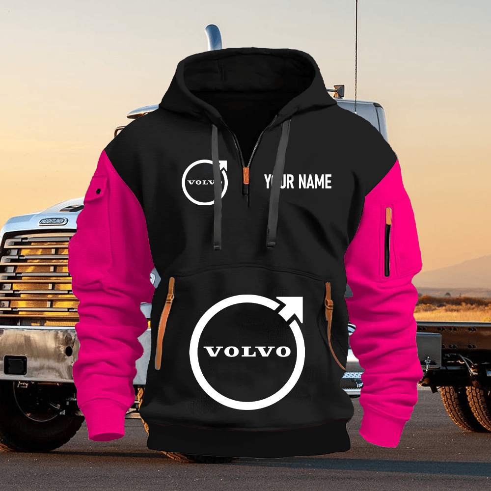 VV Custom Name Quarter Zipper Hoodie