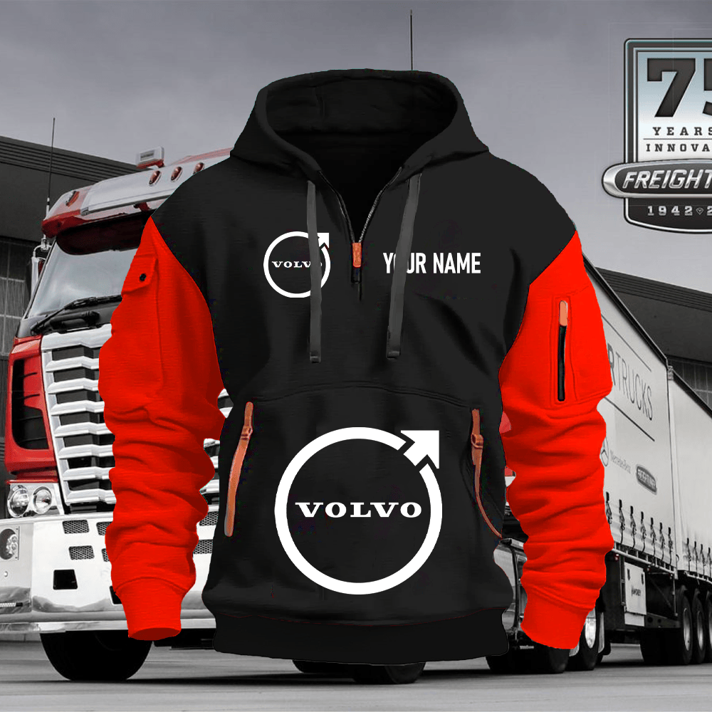 VV Custom Name Quarter Zipper Hoodie