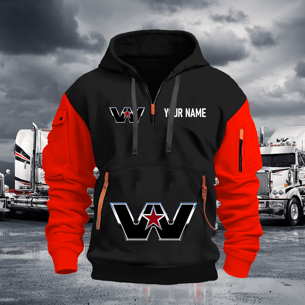 WS Custom Name Quarter Zipper Hoodie
