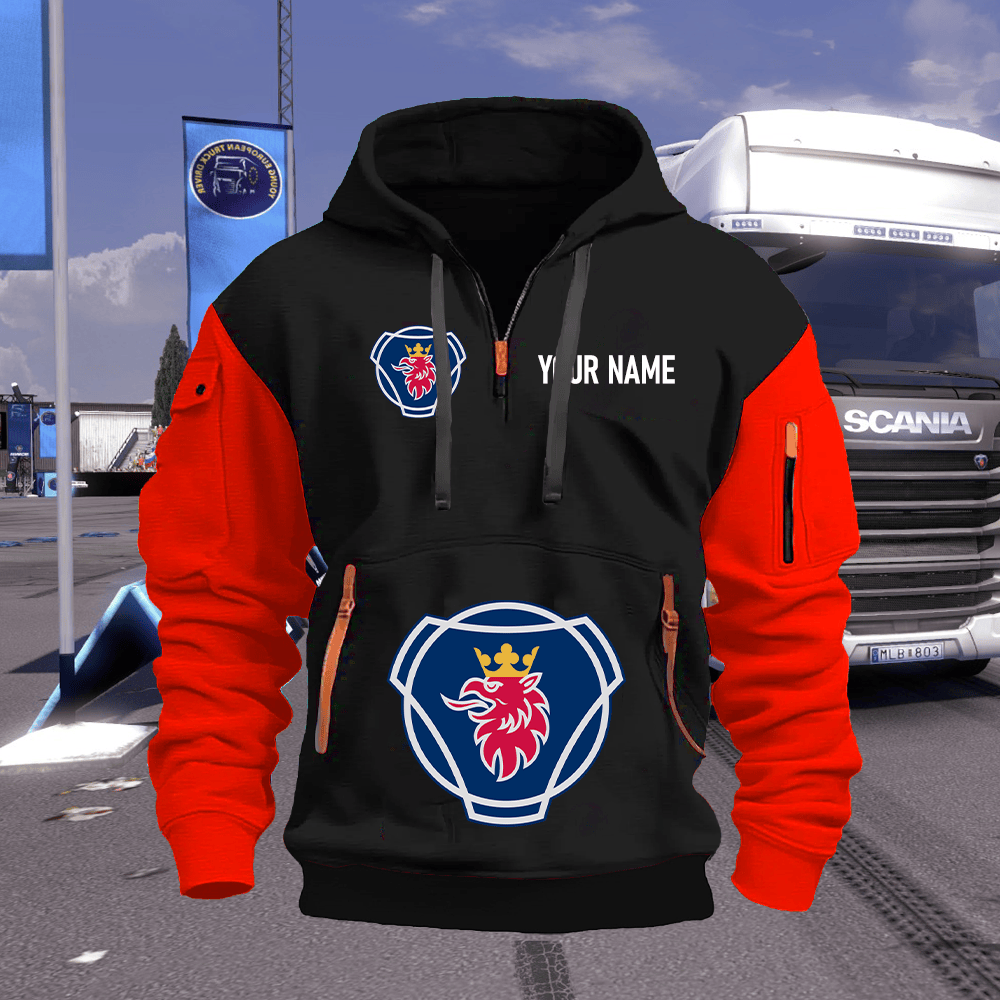 SC Custom Name Quarter Zipper Hoodie
