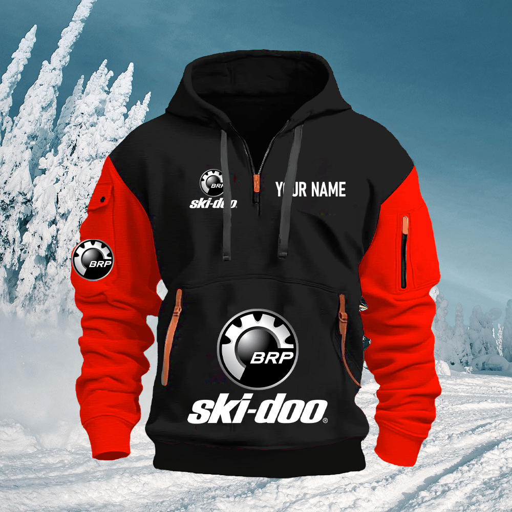 SKD Custom Name Quarter Zipper Hoodie