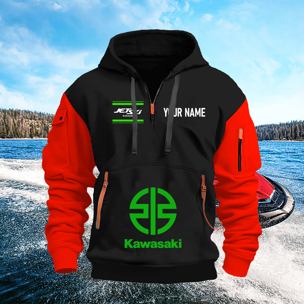 KK Custom Name Quarter Zipper Hoodie