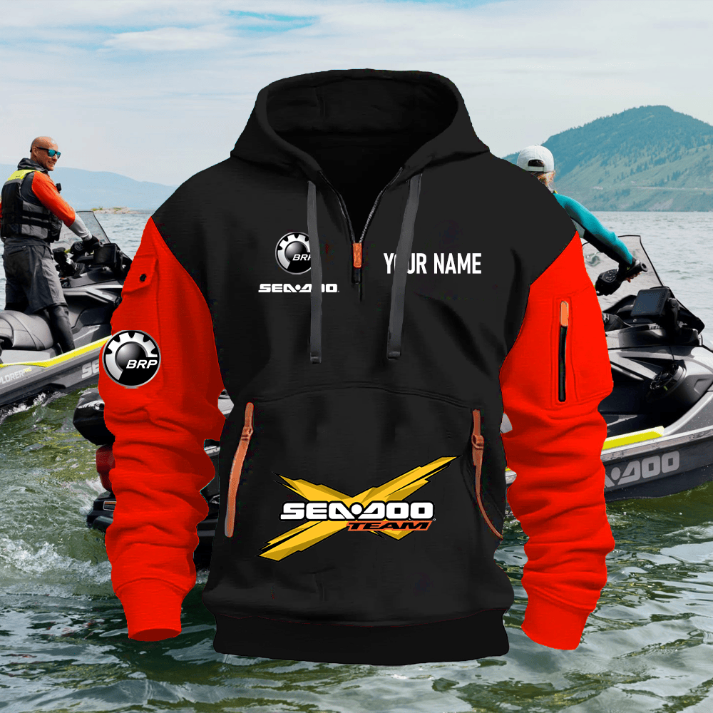 SD Custom Name Quarter Zipper Hoodie