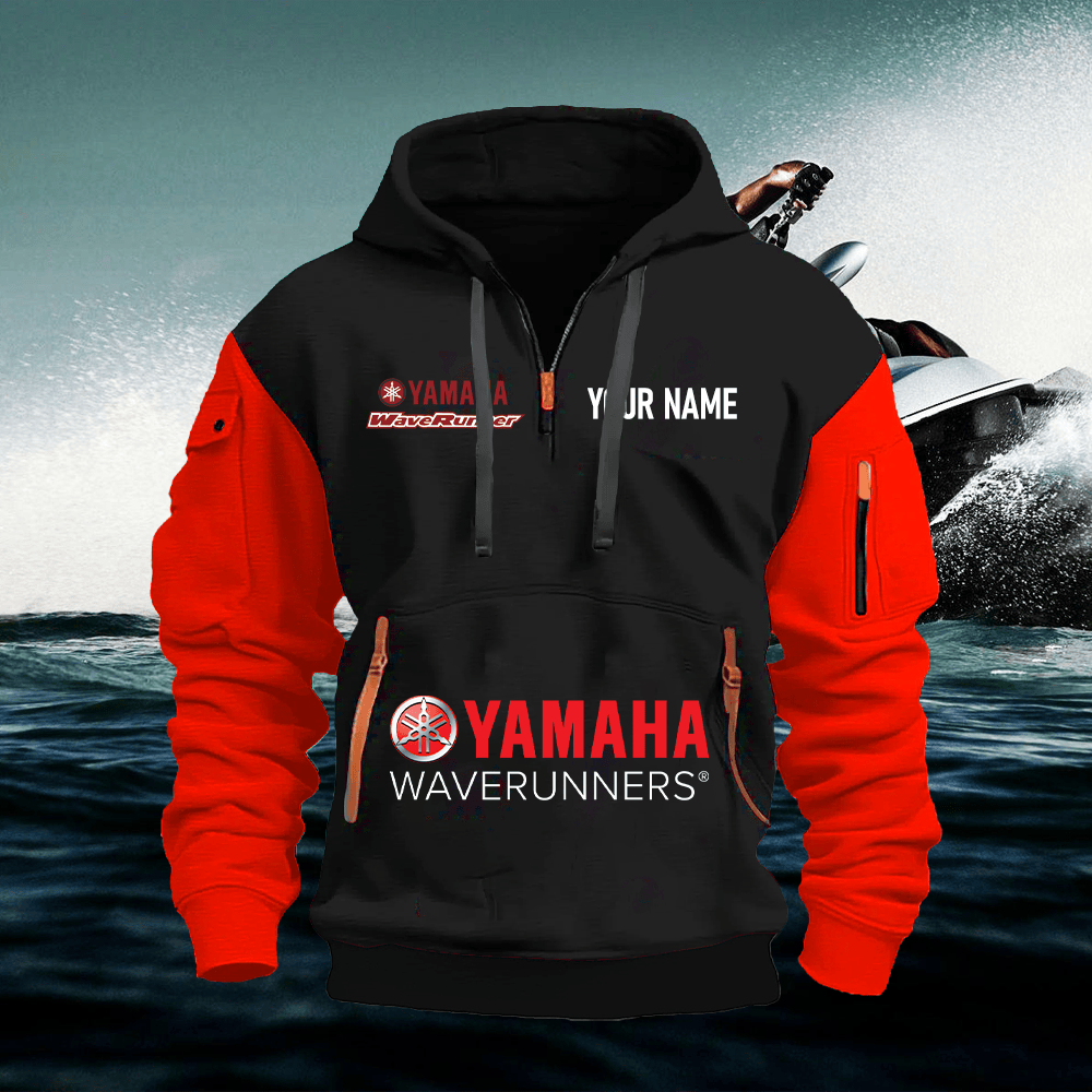 YA Custom Name Quarter Zipper Hoodie