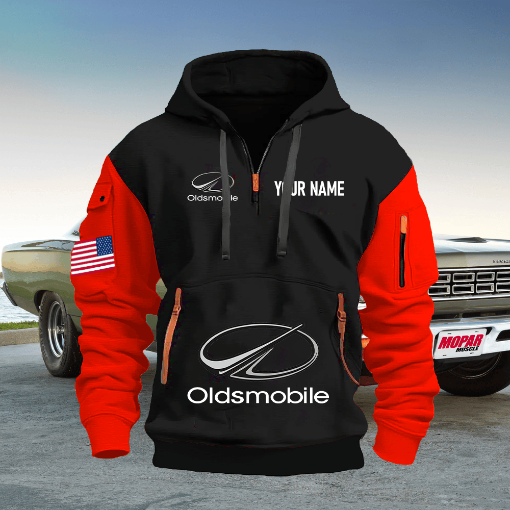 OM Custom Name Quarter Zipper Hoodie