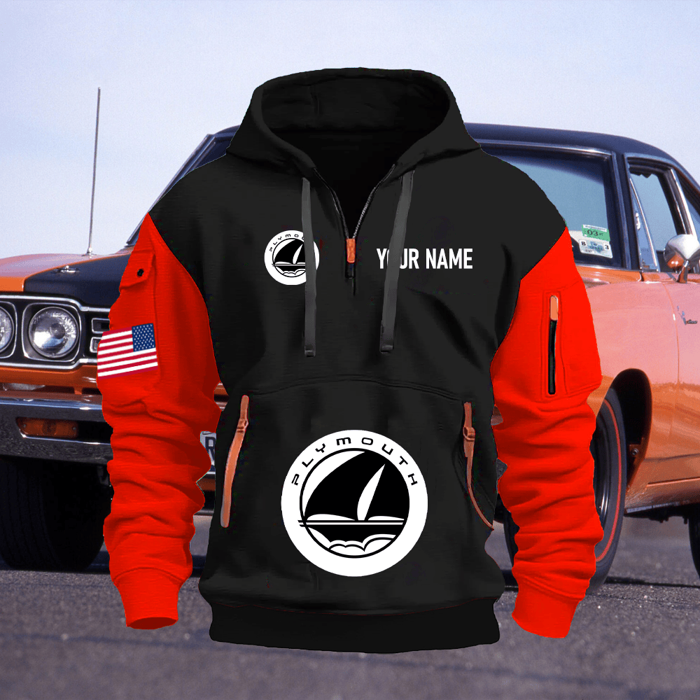 PM Custom Name Quarter Zipper Hoodie