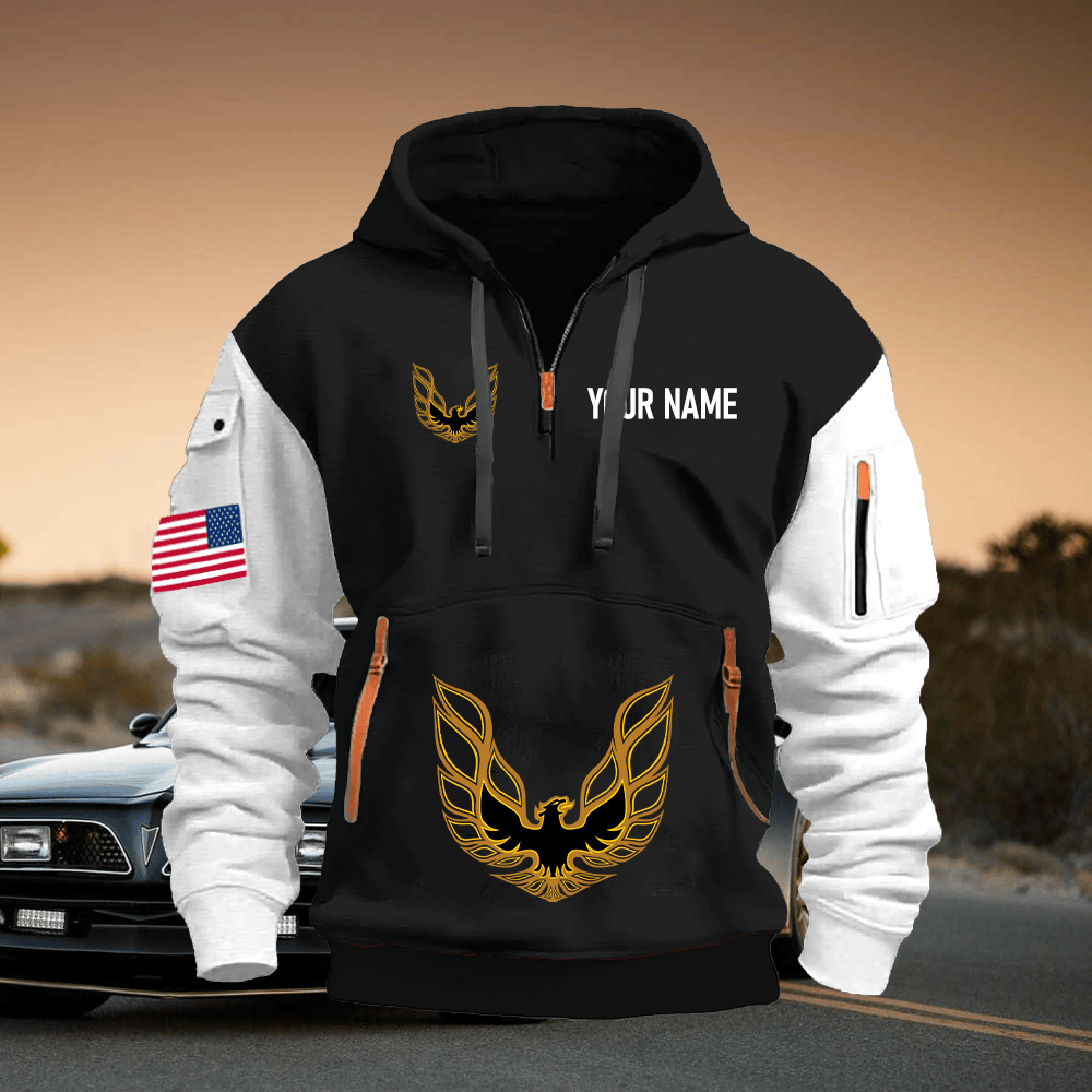 PT FB Custom Name Quarter Zipper Hoodie