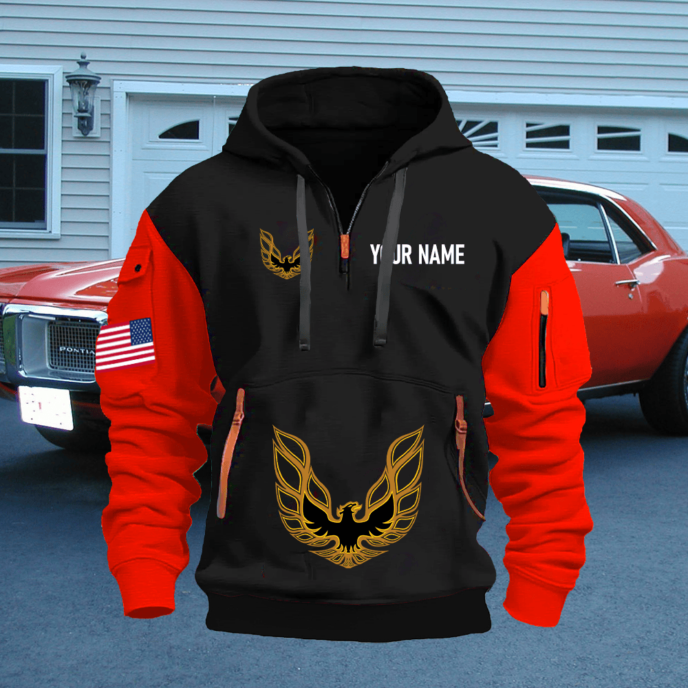 PT FB Custom Name Quarter Zipper Hoodie