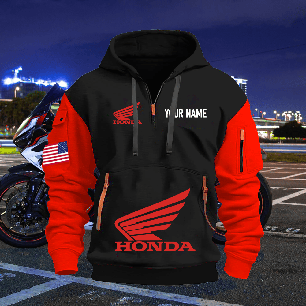 HO Custom Name Quarter Zipper Hoodie