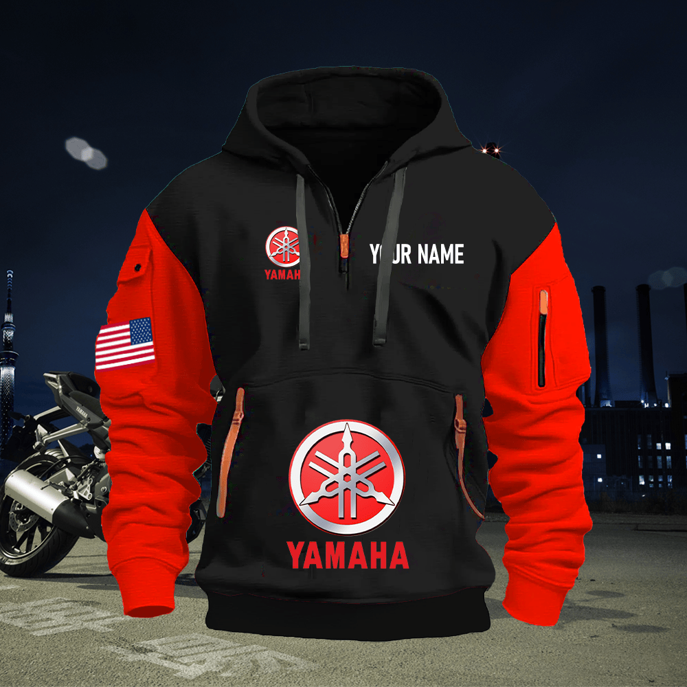 YA Custom Name Quarter Zipper Hoodie