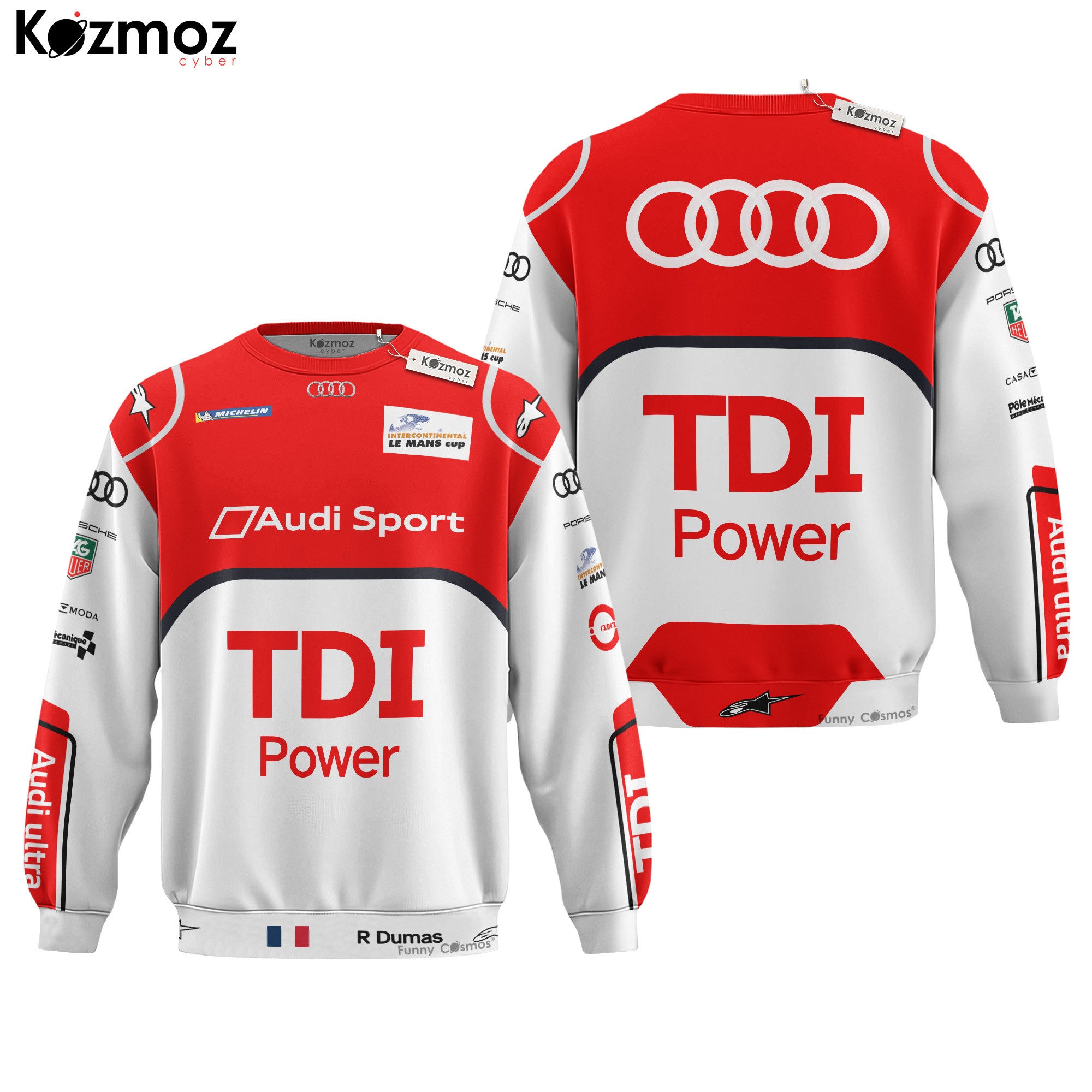 Romain Dumas Racing Costume Suit 2011– Audi Sport TDI Power Team
