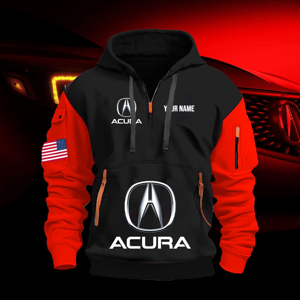 ACR Custom Print Name Quarter Zipper Hoodie