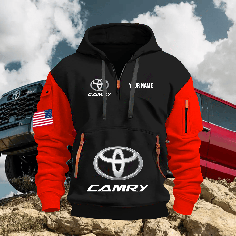 TY3 Custom Print Name Quarter Zipper Hoodie