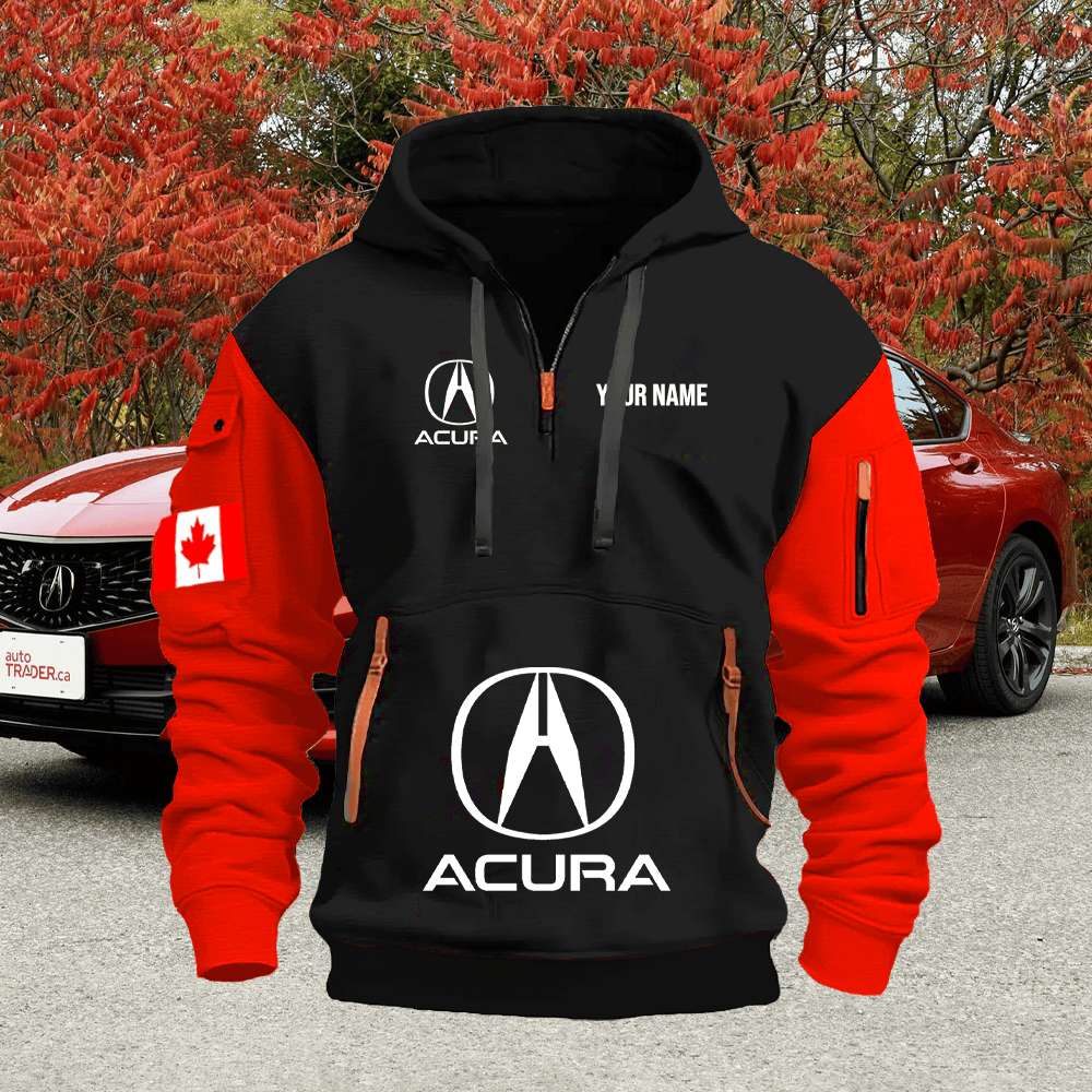 ACR CA Custom Print Name Quarter Zipper Hoodie