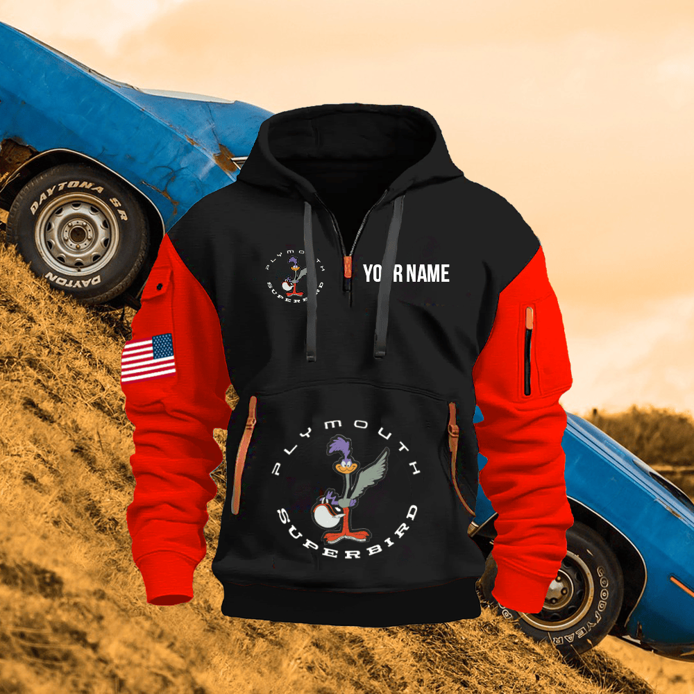 PM Custom Print Quarter Zipper Hoodie