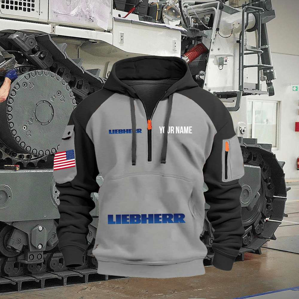 LB Custom Name Quarter Zipper Hoodie