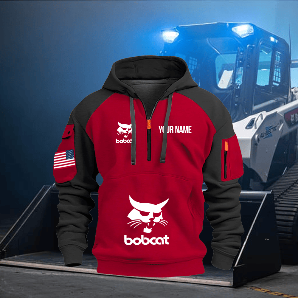 BC Custom Name Quarter Zipper Hoodie