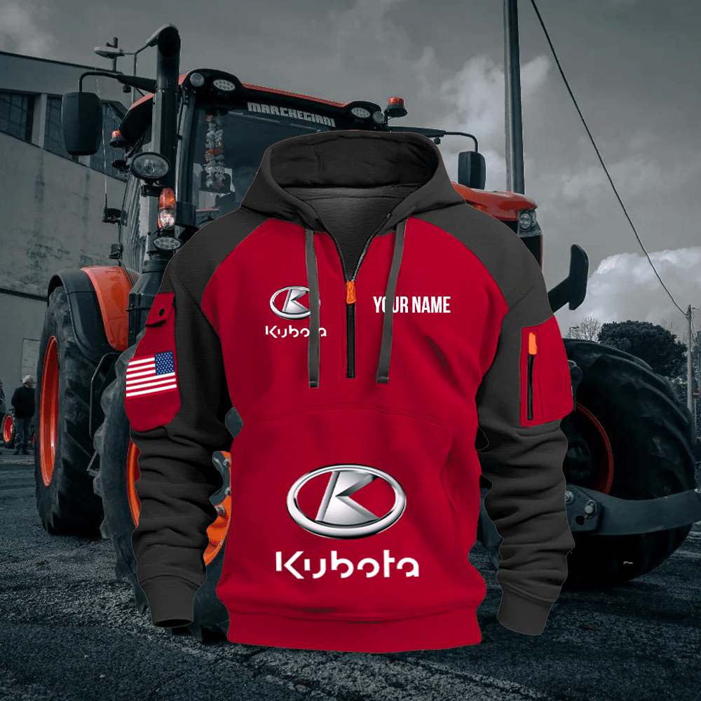 KB Custom Name Quarter Zipper Hoodie