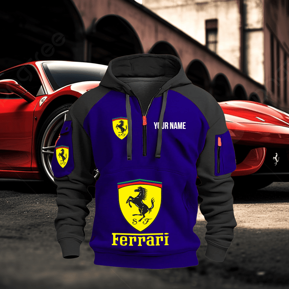 FE Custom Name Quarter Zipper Hoodie