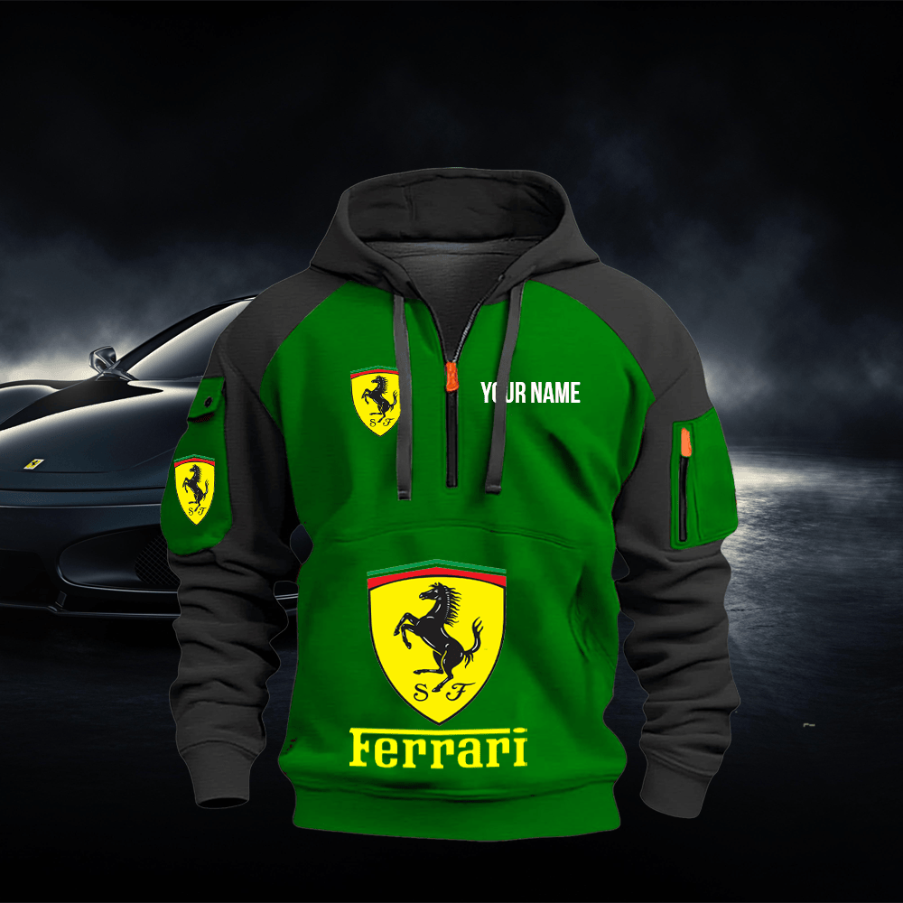 FE Custom Name Quarter Zipper Hoodie